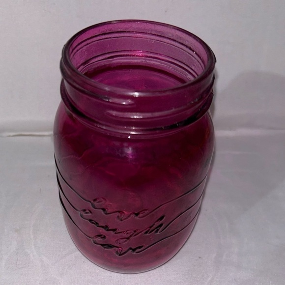 Jar Home Decoration Live Laugh Love Cursive Mason Jar No lid Decor Container - Picture 4 of 7